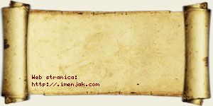 Jana Čanak vizit kartica